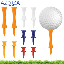 Pernos de bola de Golf de 30 unids/set, accesorios de asiento de bola de plástico, soporte para clavos, Ayuda de entrenamiento para golfistas, Color aleatorio