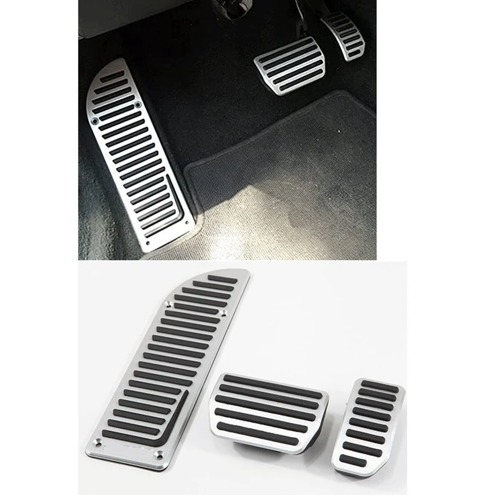 Car Aluminum Gas Brake Pedal Accelerator Non-Slip Pedal Pad Cover for Volvo S60 S80L XC60 S60L V60 2019-2017