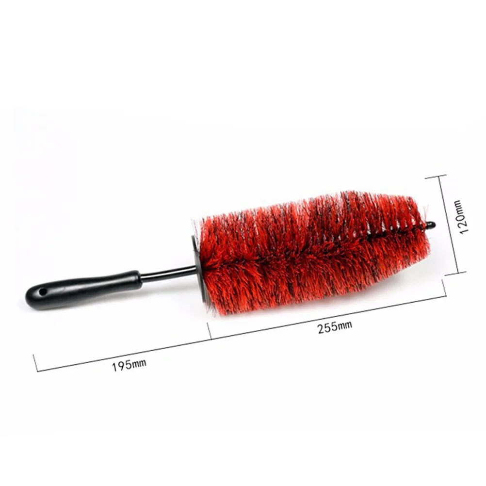 

Car Wheel Cleaning Brush Detailing Hub Tire Rim Large Auto Vehicle Accessories Steel Surface Dirt Dust