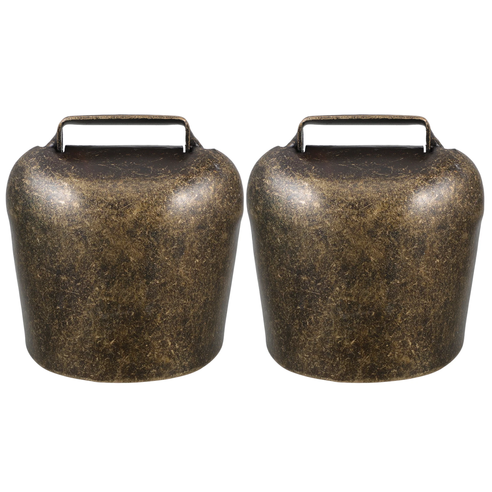 

2 pcs Iron Animal Hanging Bells Farming Cow Sheep Grazing Thickened Durable Anti-Loss Device for Livestock Portable Metal Bell