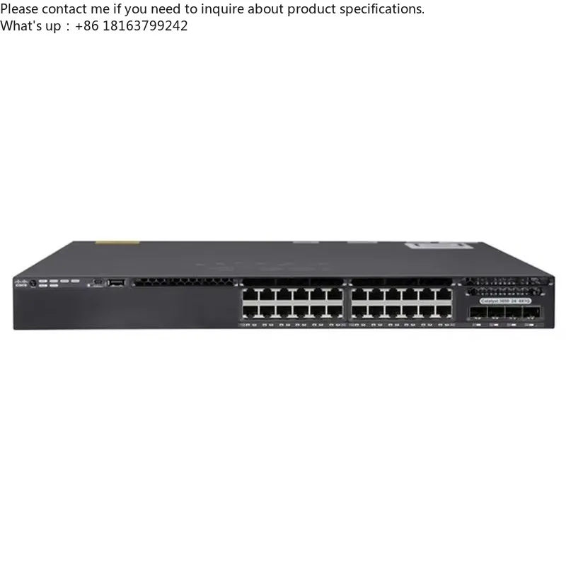 

Original New 3650 24 Port Gigabit Ethernet Network Switch Ws-c3650-24ts-s other telecommunications products