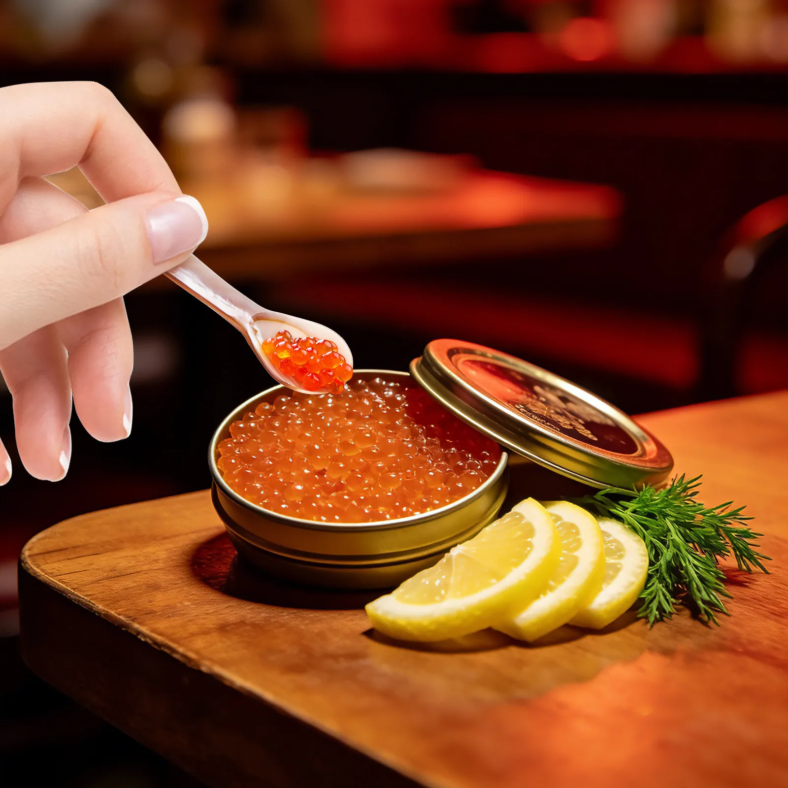 

3Pcs Natural Shell Caviar Spoon Smooth Round Design Ideal for Dessert Soup Coffee Juice Serving At Home Restaurant