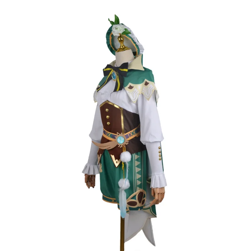 Genshin Impact ission Cosplay Costume Wig Game Suit Mondstadt Wind God Lovely Uniform Halloween Party Women Outfit