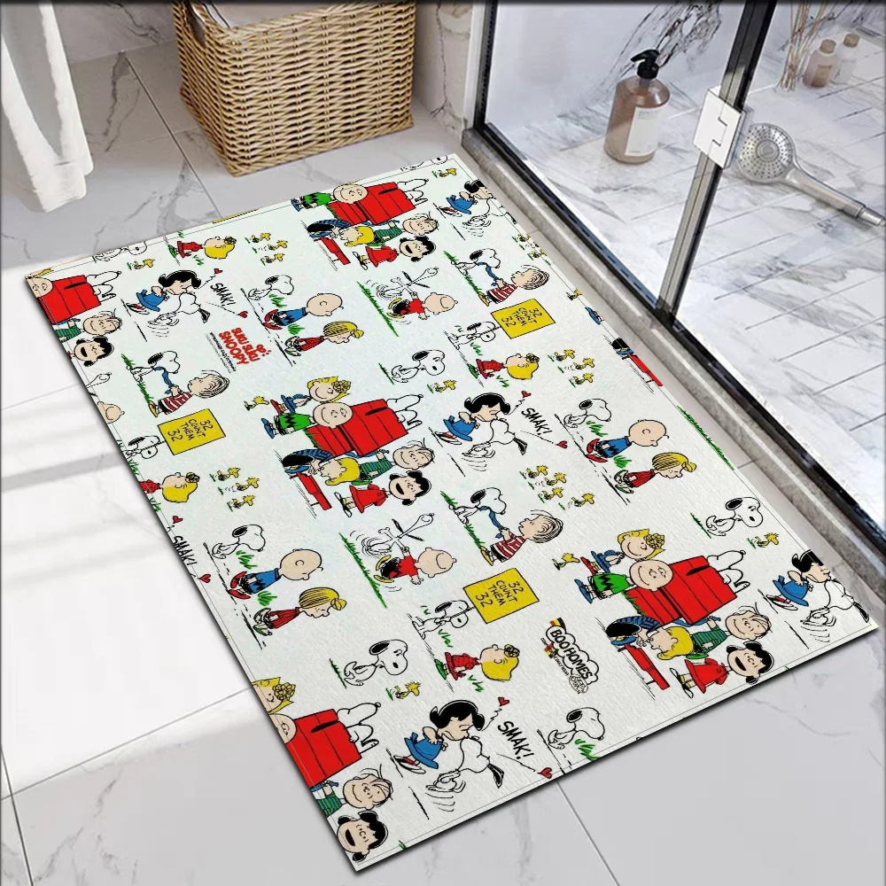 Entrance Door Mat Snoopy Children Room Mat Modern Home Decoration Bathroom Rug Custom Doormat Long Hall Carpet Non Slip Carpet