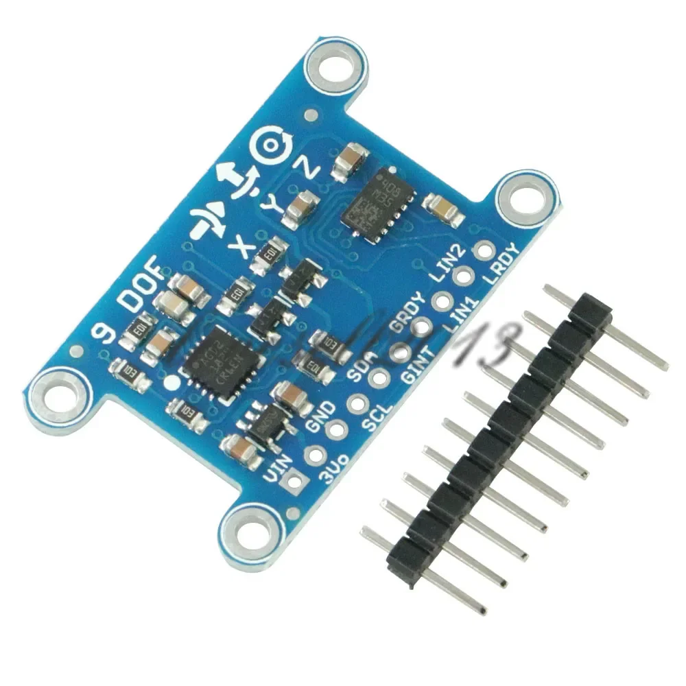 

9 Axis IMU L3GD20 LSM303D Module 9DOF Compass Acceleration Digital Gyroscope Sensor for Arduino 3-5V IIC/SPI Protocol