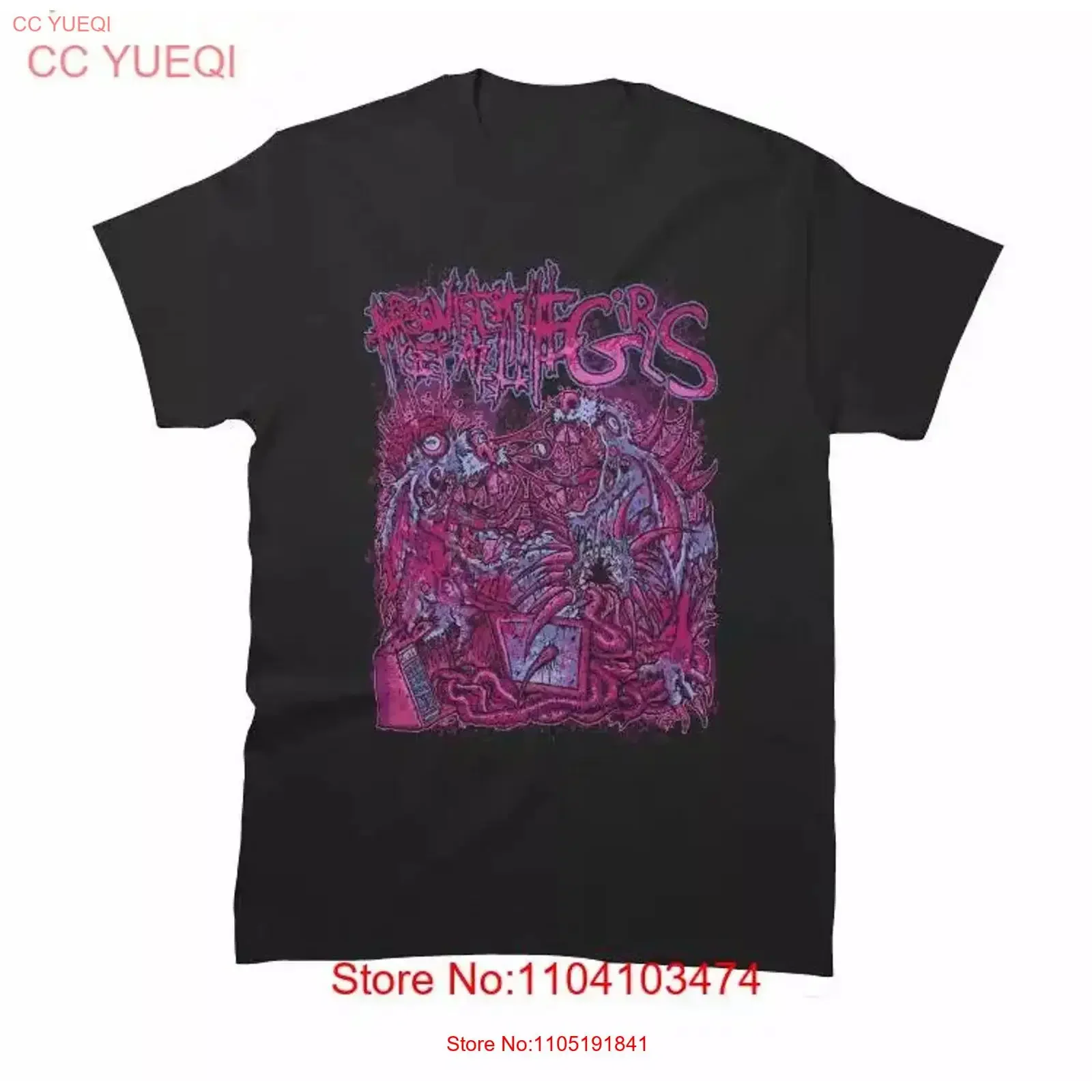 

Christmas Arsonists Get All the Girls Band Black Full Size T Shirt uNISEX TT1291 vintage Washed Soft Stretched streetwear