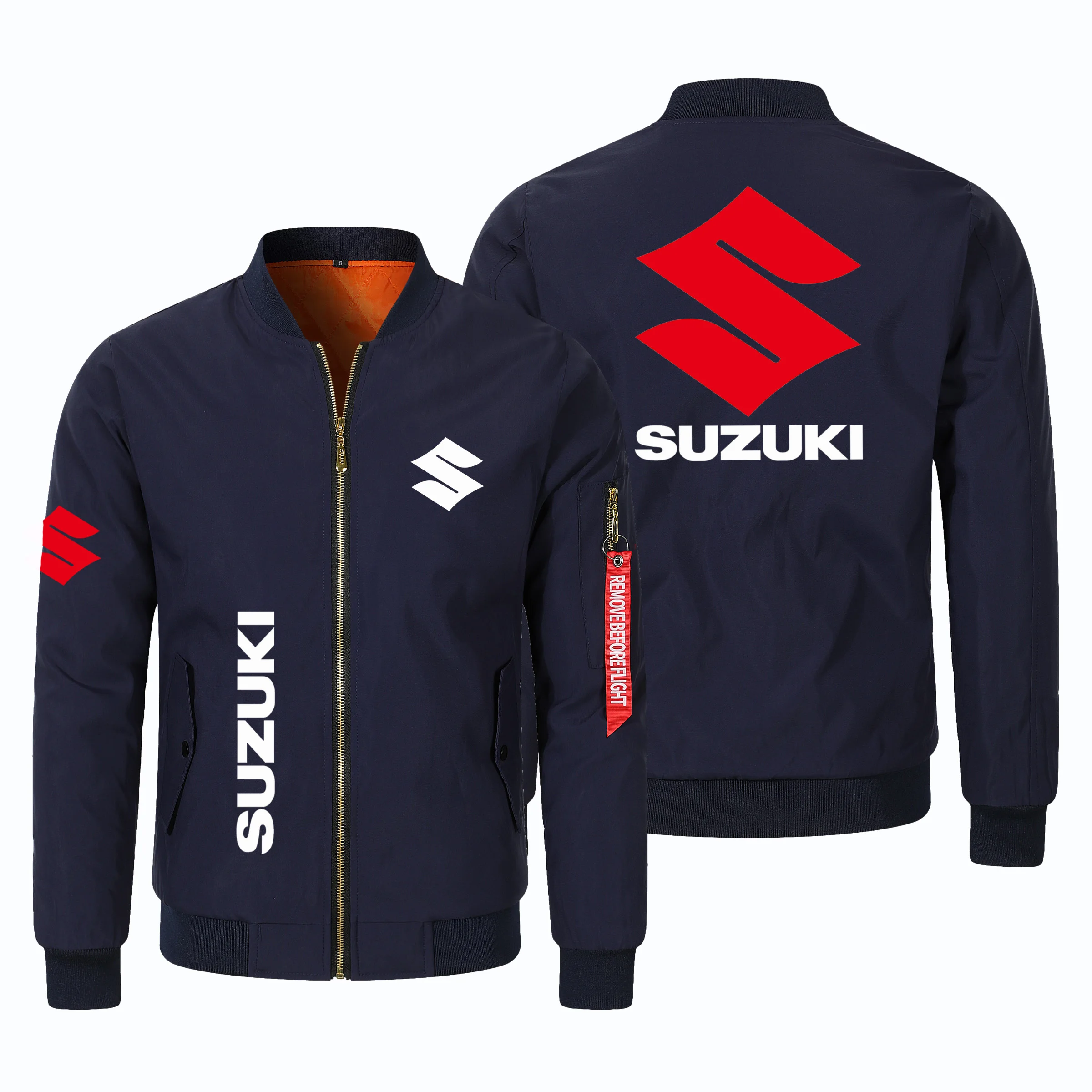 

Suzuki Team Uniform, Men's Thickened Jacket, Motorcycle Jacket, Motorcycle Race Clothing, Suzuka Endurance Race GSX Cycling Suit