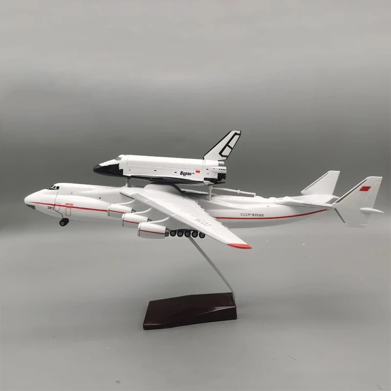 1/200 For Antonov AN-225 AN225 Mriya Space Shuttle Blizzard Transport Aircraft Airplane Resin Replica Model Toy For Collection