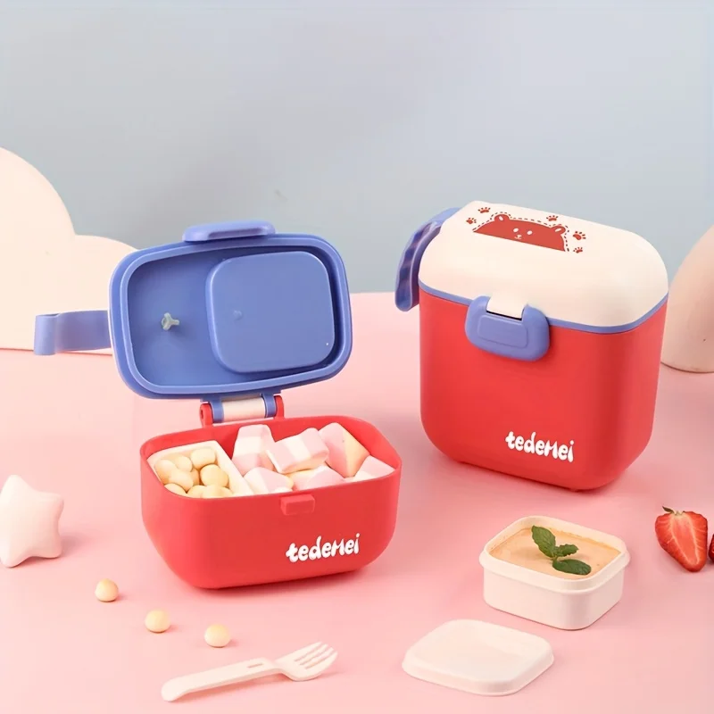 Portable Baby Food Storage Box, Essential Cereal Container for Infants, Children's Snack Container, Ideal for Travel