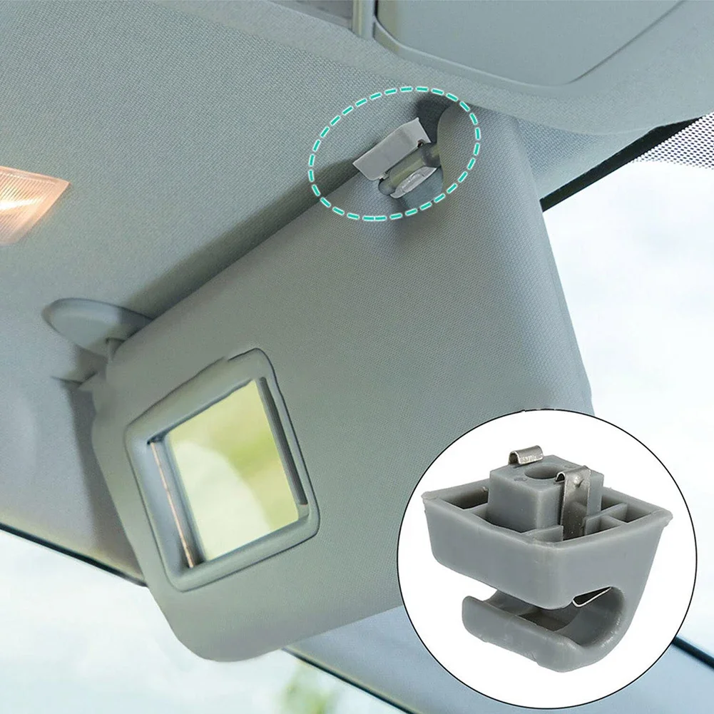 2Pcs Sun Visor Clips Holders Auto Interior Fastener For Vehicles W201 190 Class 1982-1993 ﻿For W123 1976-1985 ﻿For W124 E Class