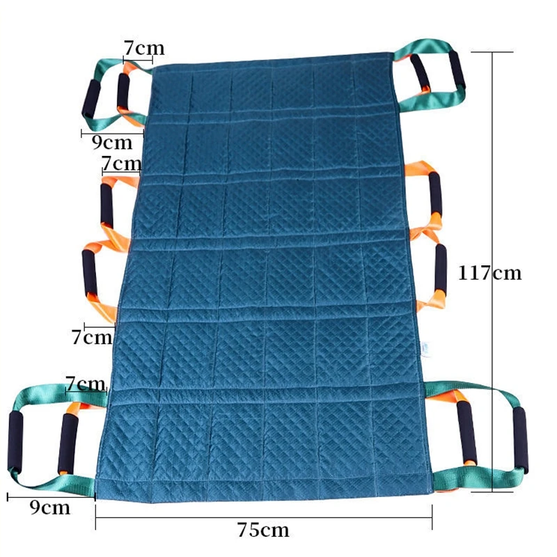 Soft Stretcher Patients Transfer Belt Positioning Bed Pad Lifting Sling Transport Mat For Elderly Disabled Turn Lift Moving Aid