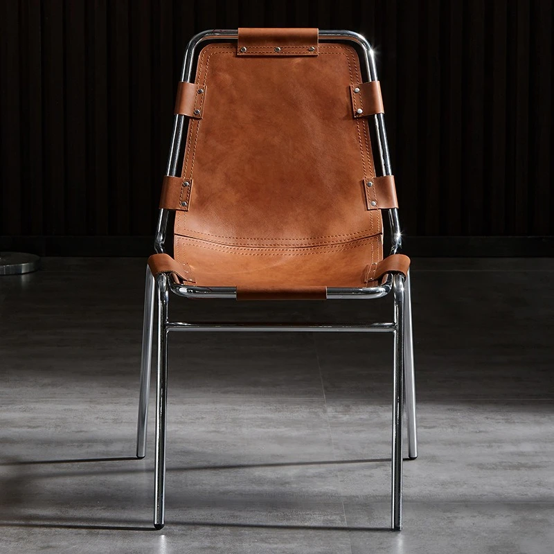 ins dining chair industrial style design backrest photography base B & B