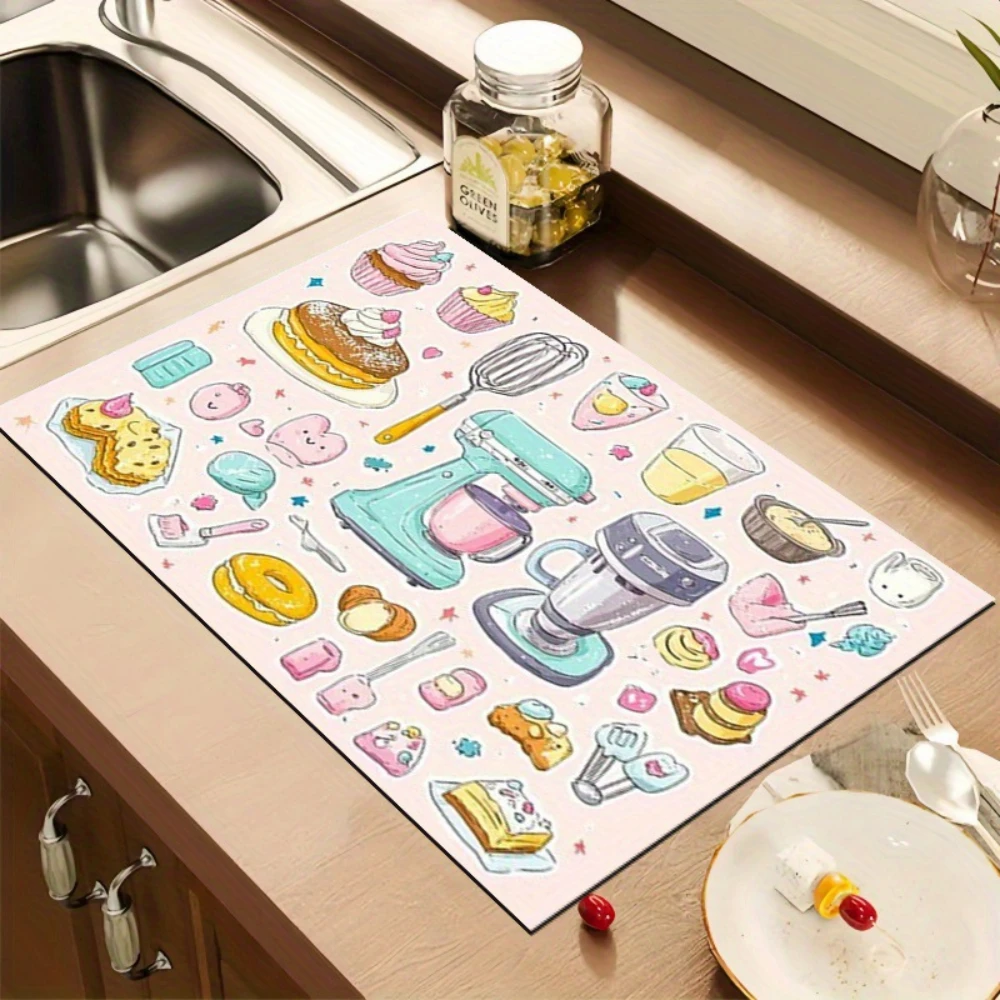 Alas Dapur Anti Selip Cepat Ke - Kitchen With Baking Station ulasan dan harga