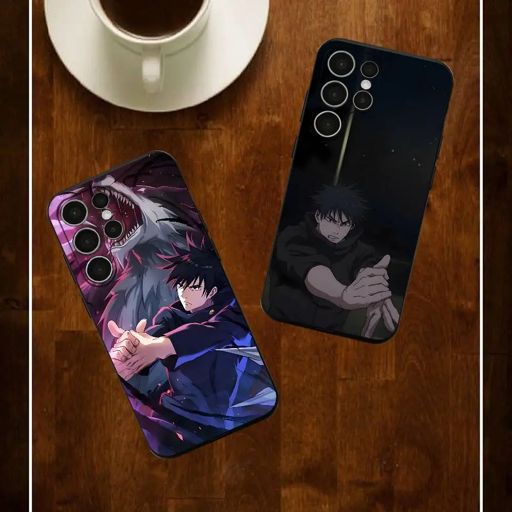Cool Anime Boy M-Megumi Fushiguro Phone Case For Samsung S24 25 23 22 21 20 Plus Ultra 5G Lite Shockproof Cover
