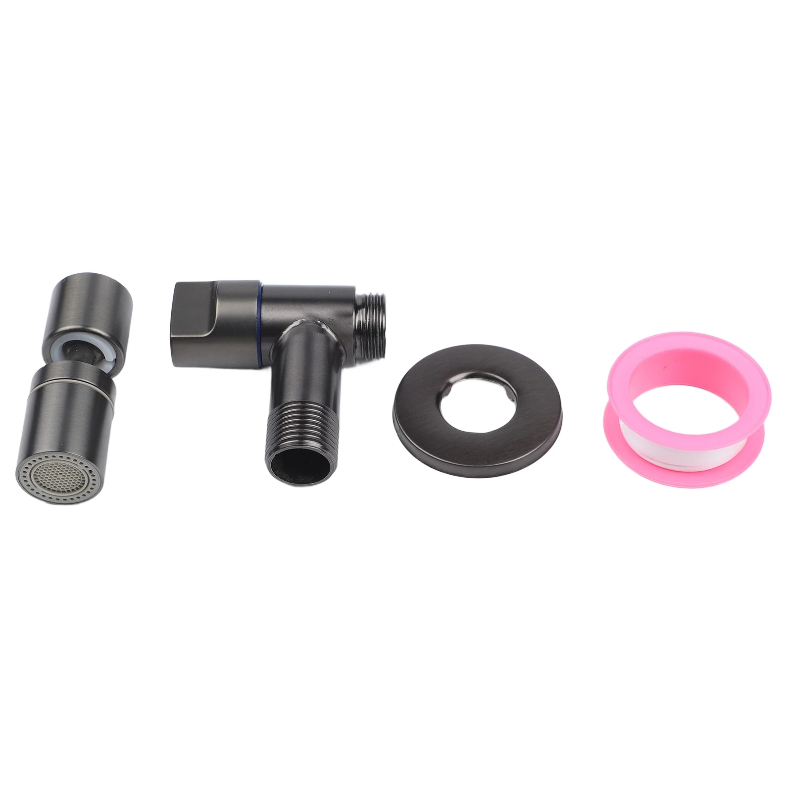 

Латунный настенный монтаж 360° ° Вращающийся смеситель для раковины в ванной комнате с двойными режимами распыления для балконной швабры, бассейна, уличный водопроводный кран