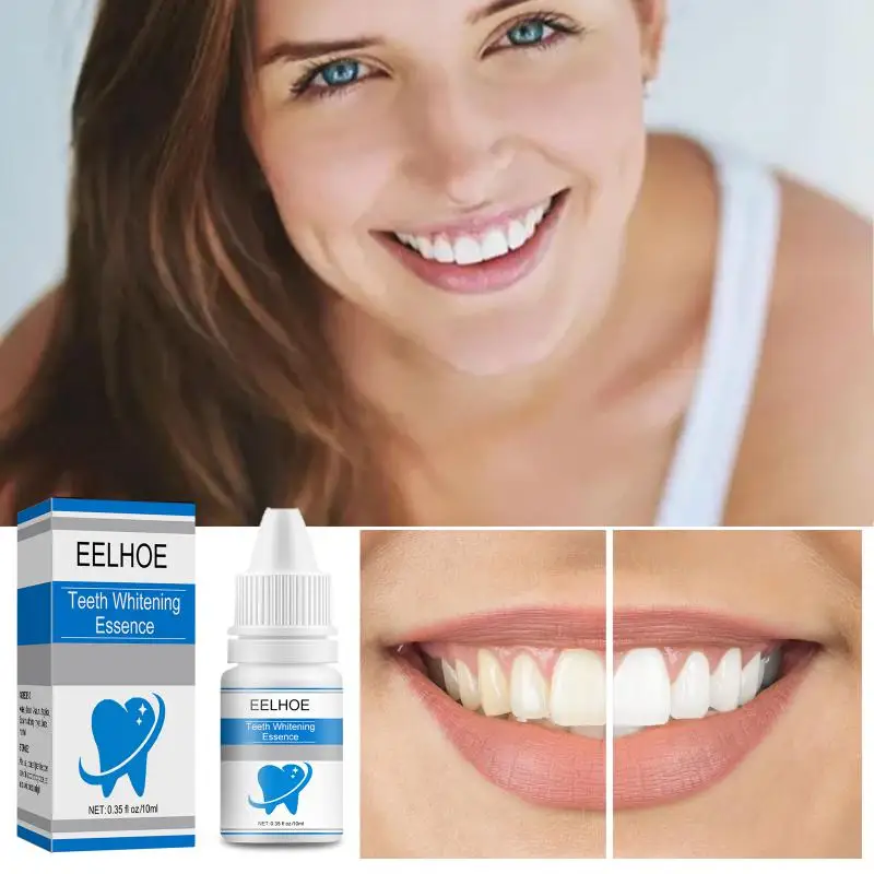 10ml Remove Plaque Tooth Stain Gingival Repair Caries Prevention Oral Cleaning Fresh Breath Teeth Whitening Essence Dental Care