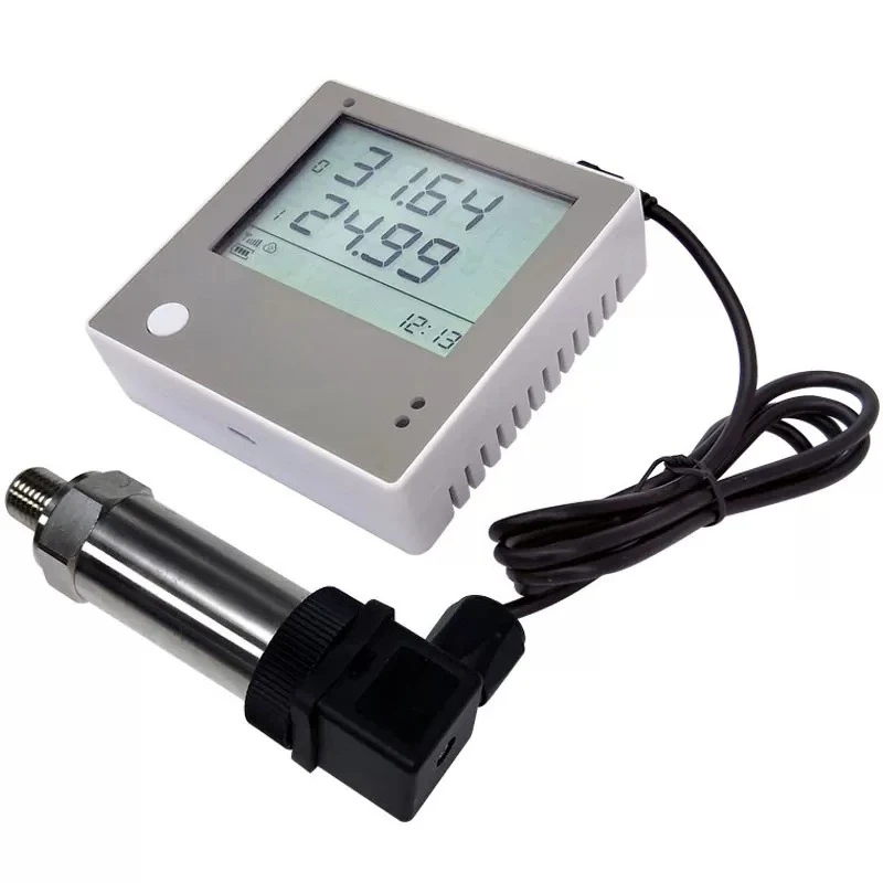 WiFi Wireless Remote Transmission Pressure Sensor Transmitter, Air Water Pressure Gauge Switch with Monitoring Control & Alarm