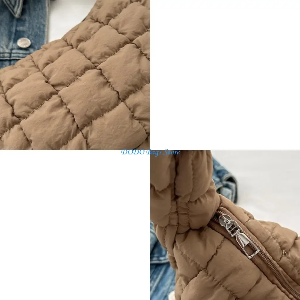 

Pleated Shoulder Bag for Women Handbag Korean Styles Armpit Bag Underarm Bag