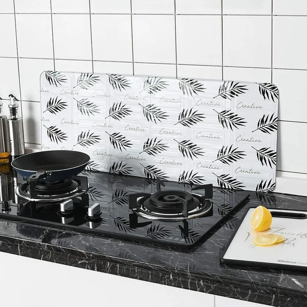 Portable Frying Pan Oil Splash Protection Screen Household Kitchen Accessories Aluminum Foldable Kitchen Gas Stove Baffle Plate