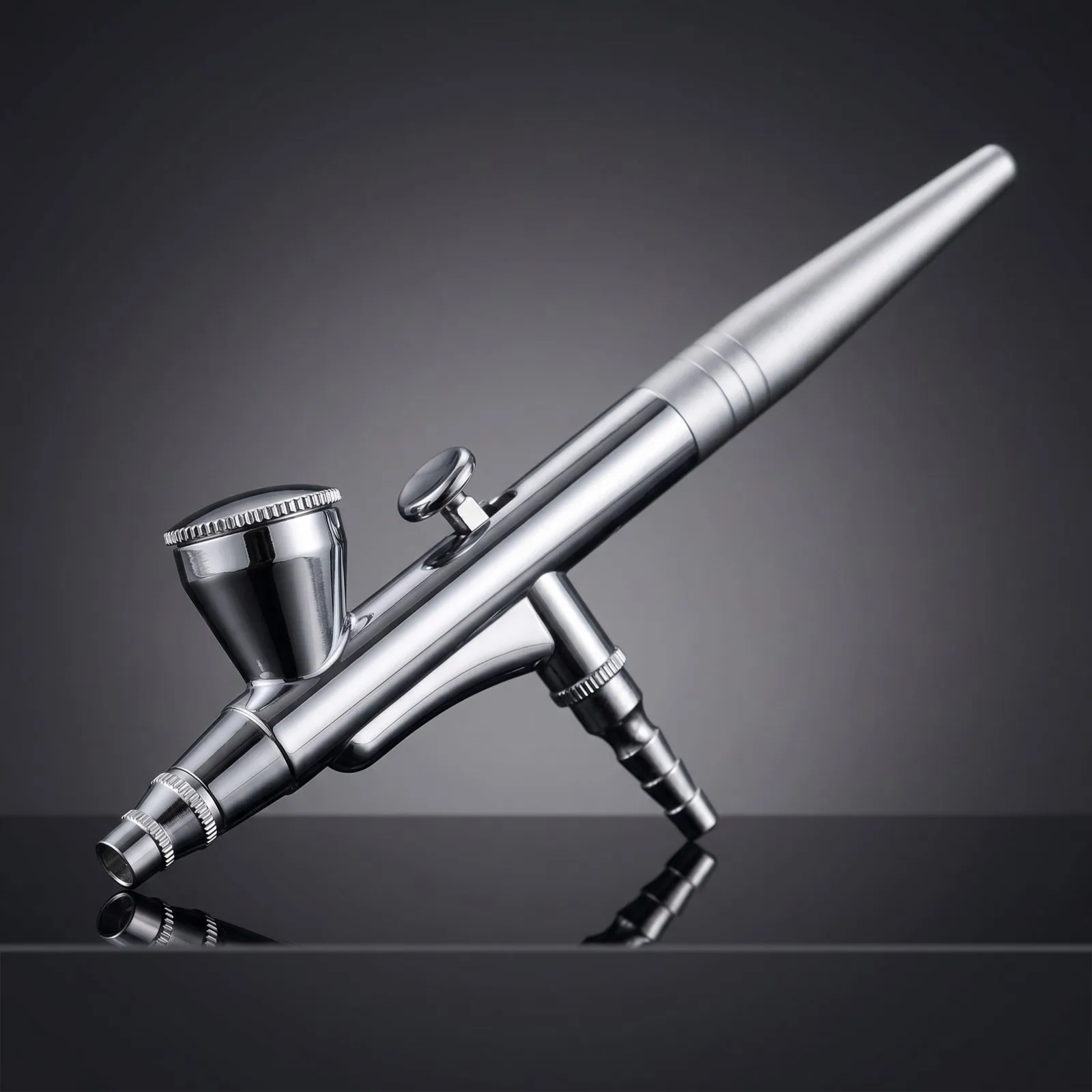

Joystar 0.4mm Single Action Airbrush —Gravity Feed Spray Gun for Models, Nail Art, Cake Decorating, Crafts & Makeup