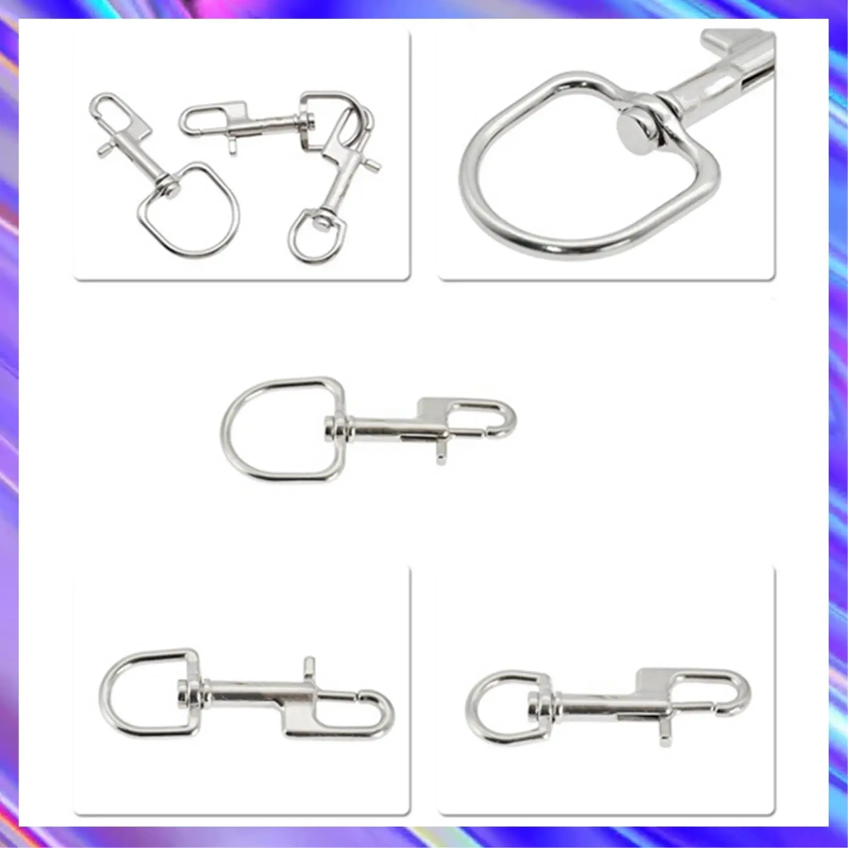 L71A 2 قطعة 110 مللي متر الفولاذ المقاوم للصدأ الغوص الترباس المفاجئة هوك الغوص واحدة نهاية هوك BCD اكسسوارات معدات غطس