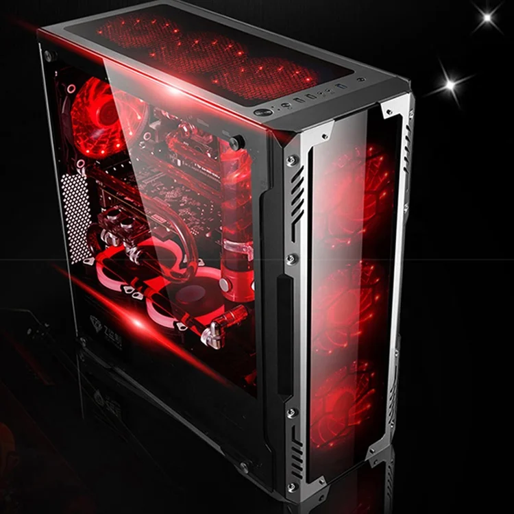 Mini Industriële Pc Desktop Computer Pc Industriële Heel Core I9 16Gb Ram Ssd Hdd Gtx 1660 6Gb Gpu 24 Inch Win10 Pro Systeem Unit