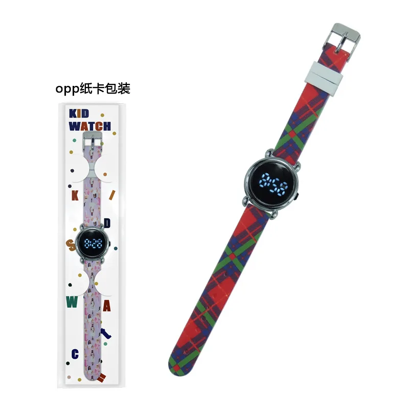 2024 New Student Electronic Watch Cartoon Pattern Gift Birthday Gift Children's Watch Boy's Watch Girls Digital Watches