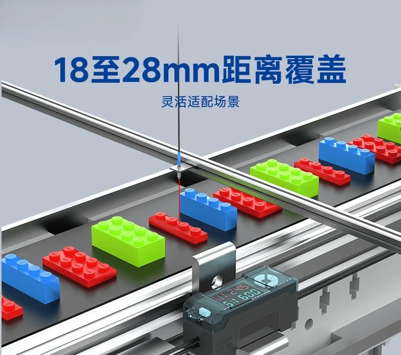 4-Channel Color Sensing Unit, Color Mark Detector for Packaging Printing Positioning & Multi Color Identification