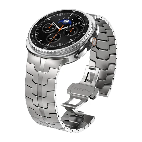 Imagen 2 del producto Correa de Metal armadura para Samsung Galaxy Watch 8 classic 46mm 44mm 40mm pulsera de acero inoxidable correa pulseira Galaxy Watch 8 Correa