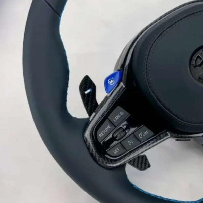 Car Steering Wheel Leather For BMW M3 G80 M4 G82 M5 F90 M8 X4 X5 X6 G30 G20 G05 G07 G35 G36 G25 G26 Steering Wheel Accessories