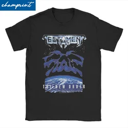 Men Women's Into The Fire Metal Music Band Rock T Shirts Testament Cotton Clothing Funny Short Sleeve  Tees Gift Idea T-Shirt