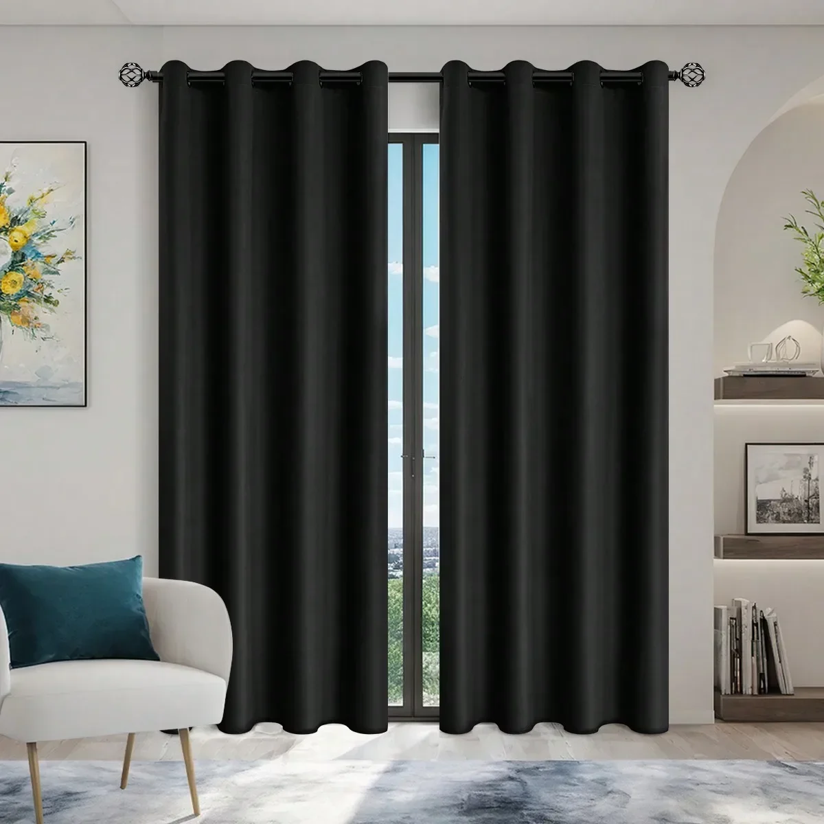 Blackout Grommet Window Curtain 14