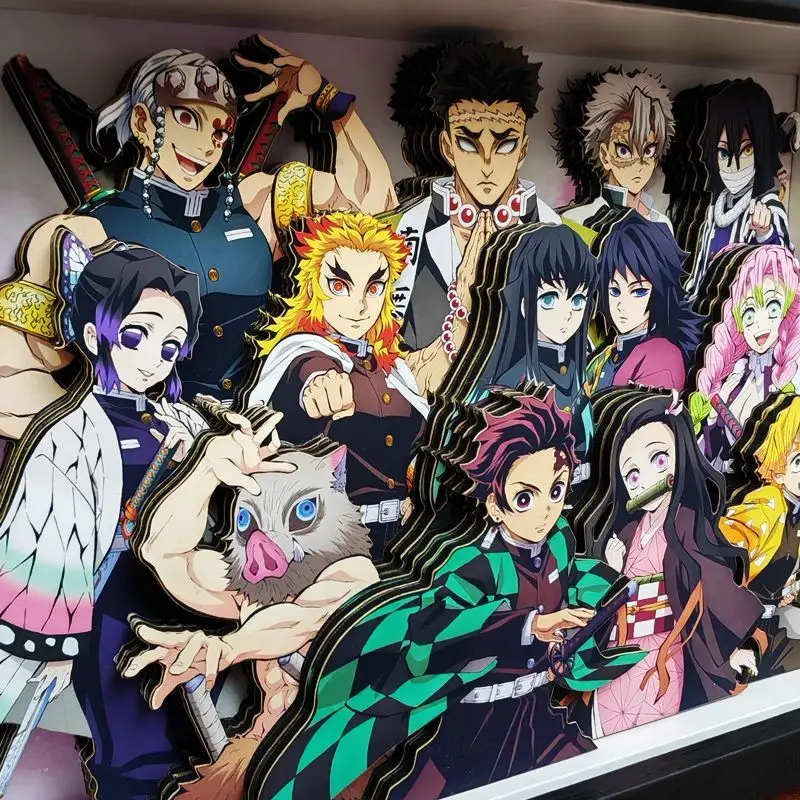 

Demon Slayer 3D Stereoscopic Painting Shinazugawa Sanemi Kamado Nezuko Anime Peripheral Can Be Hung or Placed Birthday Gift