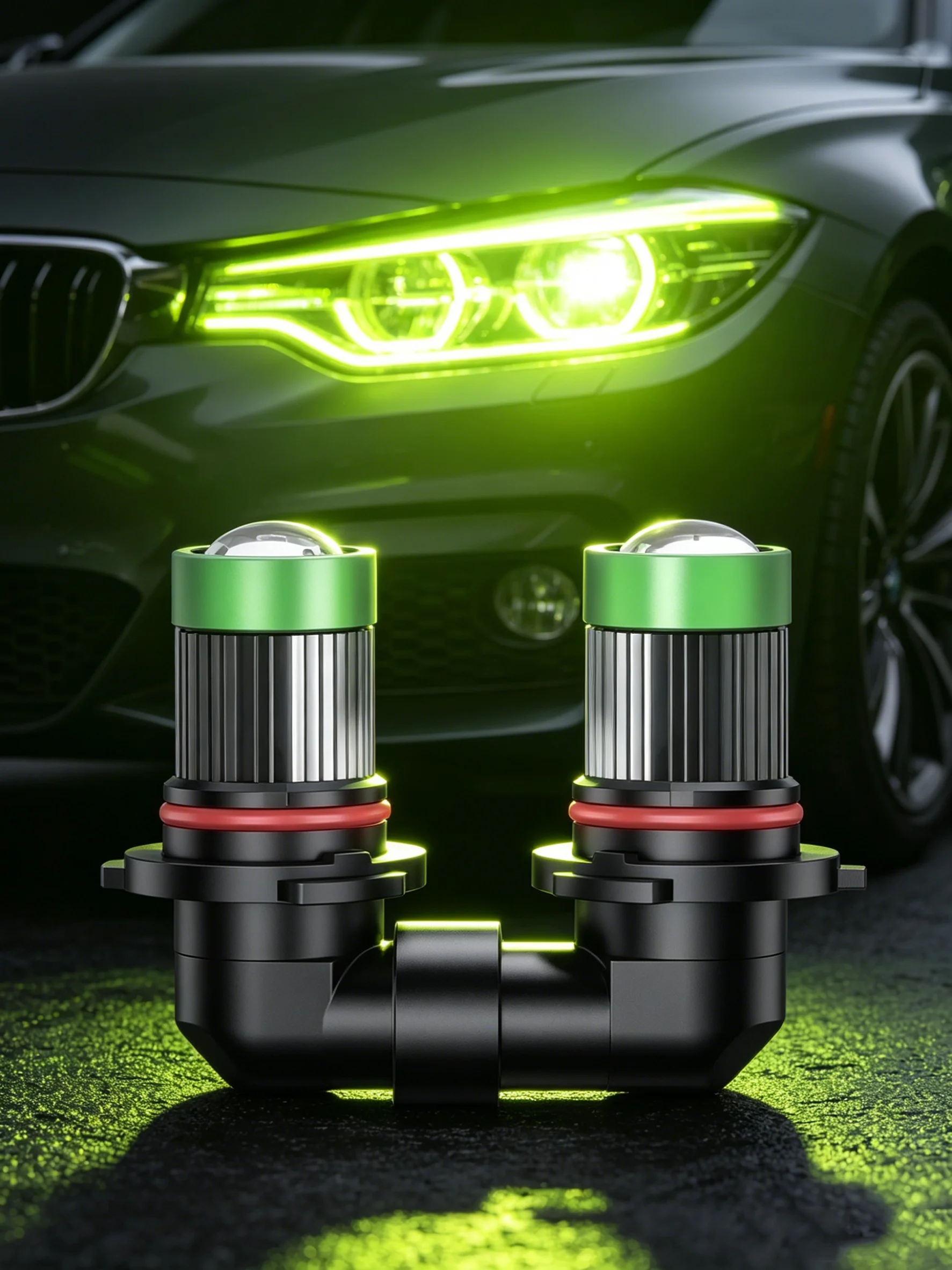 Get Ready for Any Weather with Custom-fit H11 H8 H9 6000K LED Car Light Retrofit Bulbs
