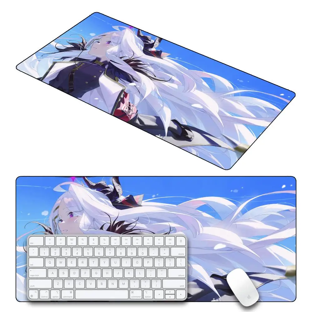 Blue Archive Non-Slip Rubber Mouse Pad Lock Edge Mousepads  Cute Sorasaki Hina Gamer play mats for notebook PC computer
