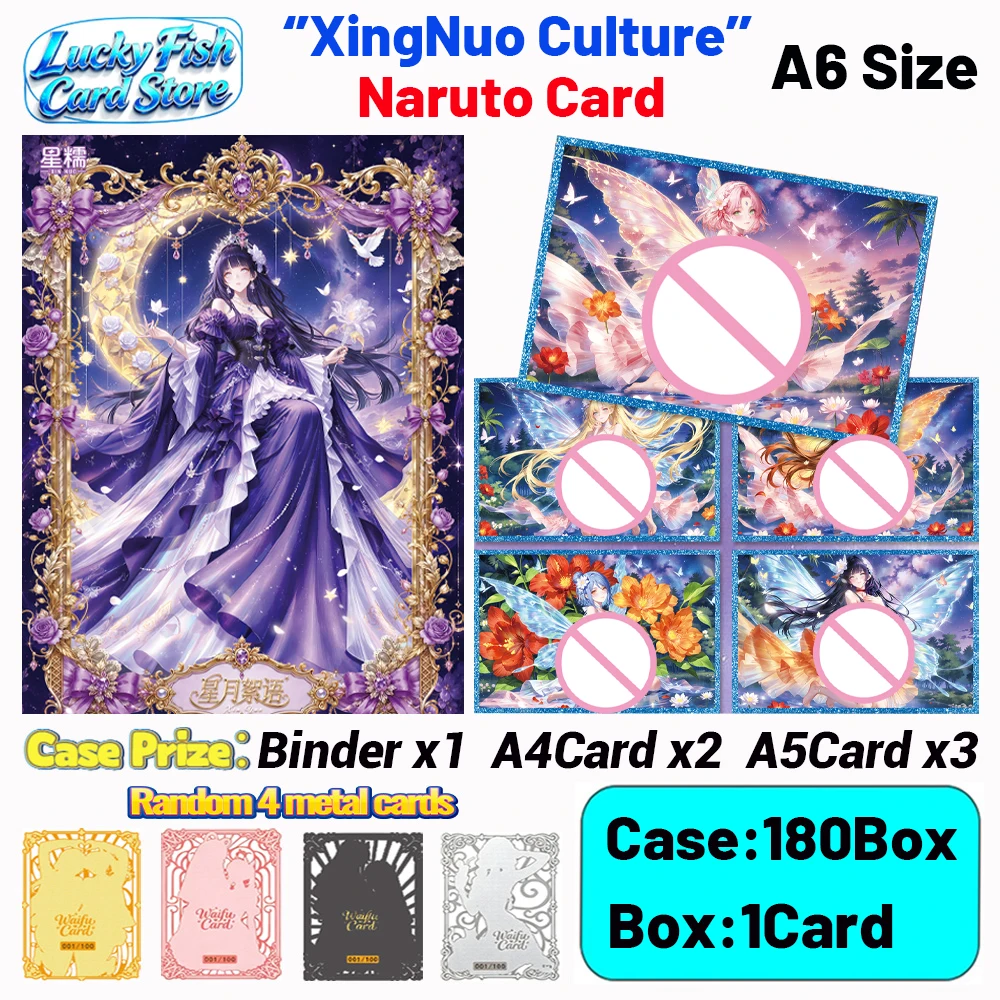 

Wholesale 2026 New XingNuo Creative Studio Naruto Card A6 Size Acrylic Board Color Paper Anime Hobby Gifts