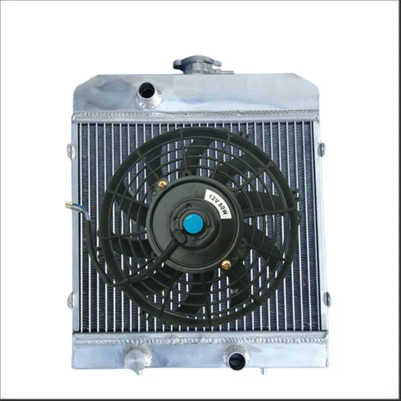 FOR ARCTIC CAT 700 /550/450/ PROWLER HDX/XTX 700 2008-2012 Aluminum Radiator + FAN 2011 2009 08 09 10 11