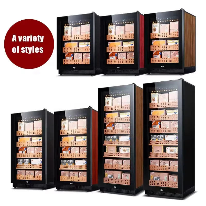 

Constant Temperature Wine Cigar Cooler Custom Storage Cabinet For Cigar