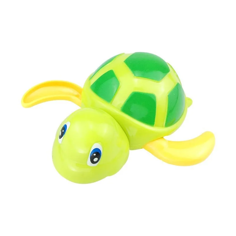 Bath toys small turtle on the chain children's water play set cool swim bathroom clockwork baby baby infant