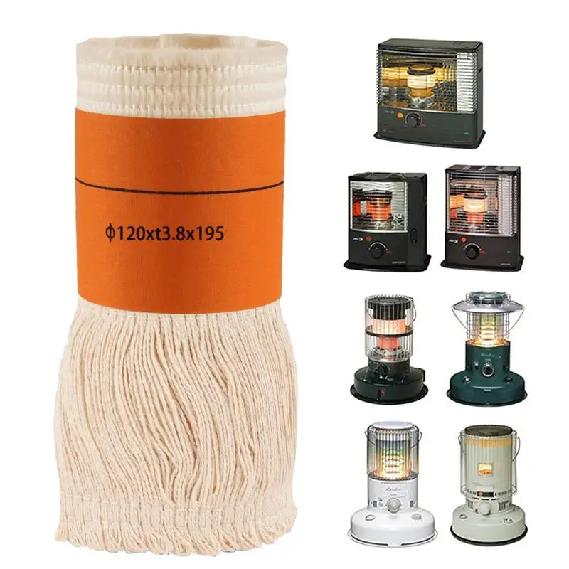 Lamp Core Kerosene Stove Wicks Burner Replacement Glass Cotton Fiber Candle Oil Lamp Wicks For Indoor Outdoor Kerosene Heater