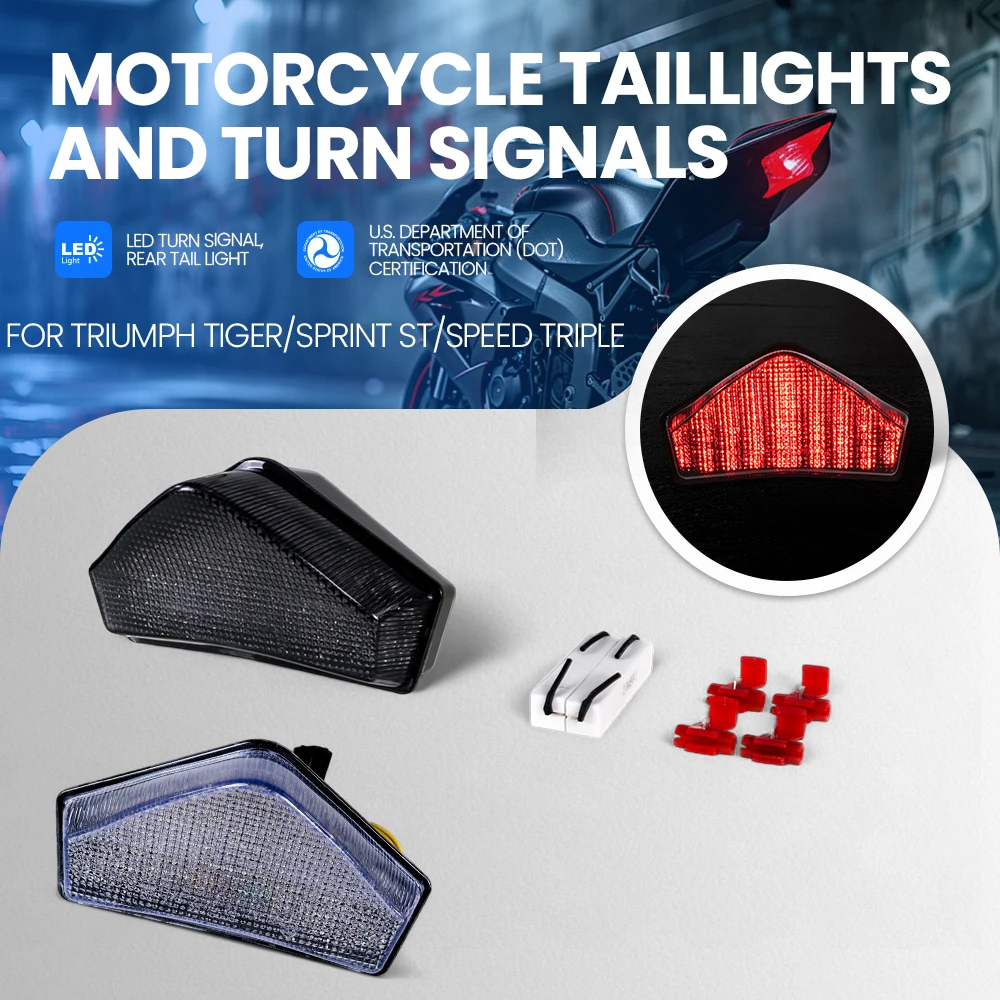 

Светодиодный указатель поворота для мотоцикла, задний фонарь для TRIUMPH TIGER/SPRINT ST SPEED TRIPLE 2005-2010