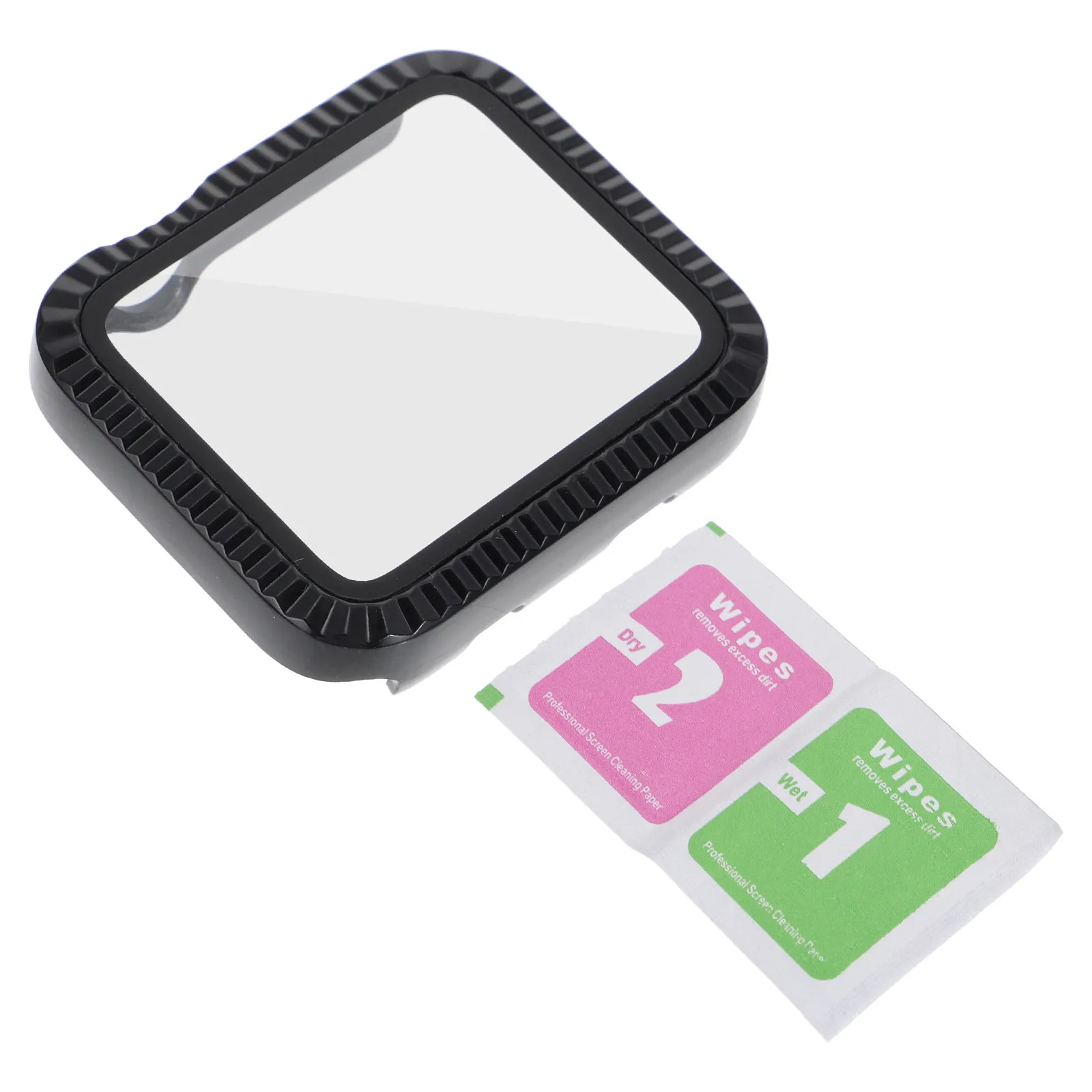

Protective Case Full Screen Tempered Glass Film Hard Pc Cover Full Coverage Protective Screen Cover Easy Remove