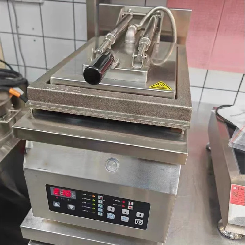 Automatic Fried Gyoza Cooker Dumpling Pan Electric Fried Fryer Grill Stir Frying Cooking Cooker Machines