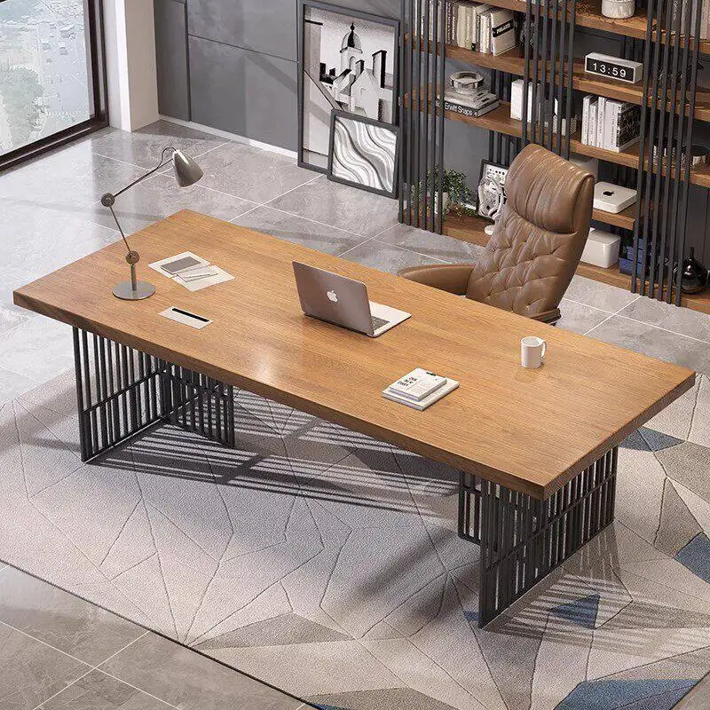 Solid wood boss table simple modern general manager desk boss desk creative computer desk
