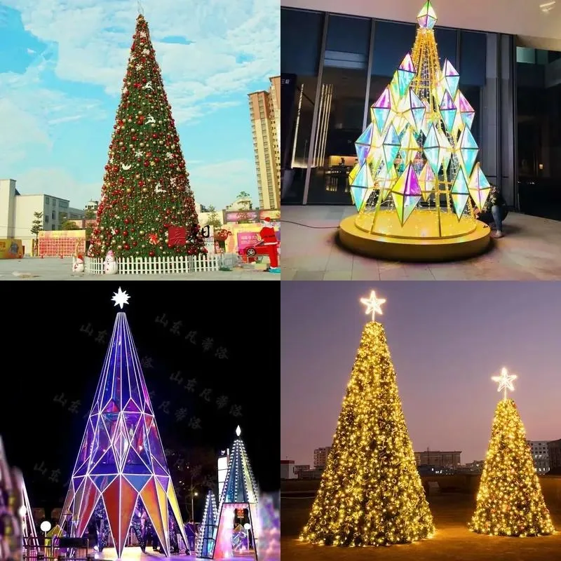 High Quality Pre Lit LED PVC Christmas Tree Branches for Holiday Decoration