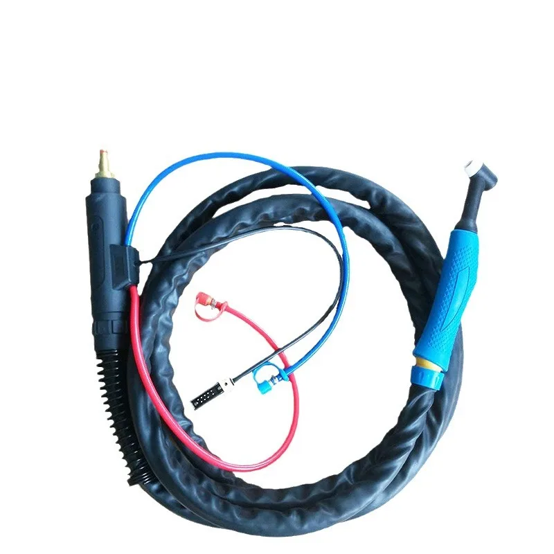 Water-cooled argon arc welding gun argon arc welding machine accessories silicone tube quick insert nut welding handle