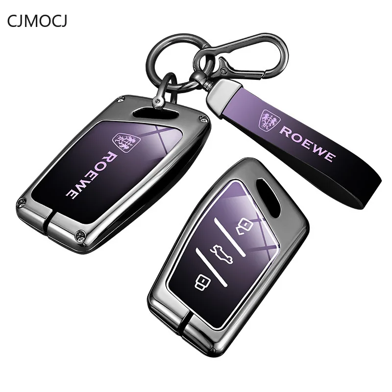 

Premium Zinc Alloy Key Cover Case for Roewe RX5/i5/Clever Plus/i6 MAX/RX3/D7/Ei5 - Protective Key Fob Shell Keybag Keychain