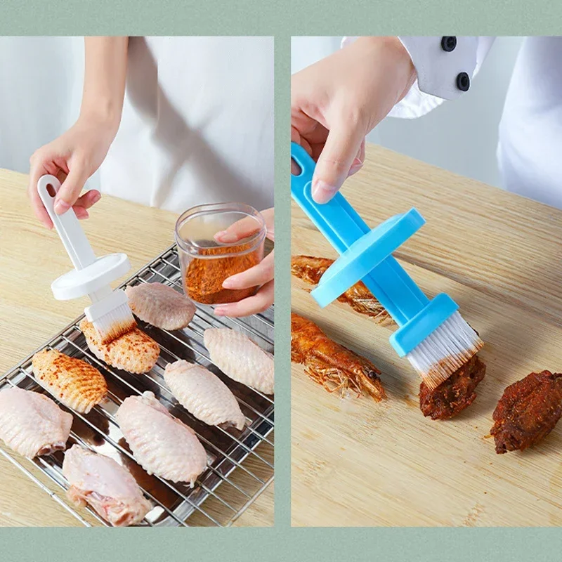 High Temperature Oil Brush Resistant Silicone Bottle Brush Portable Barbecue Oil For Kitchen Baking Pancake Oil Brush Tool
