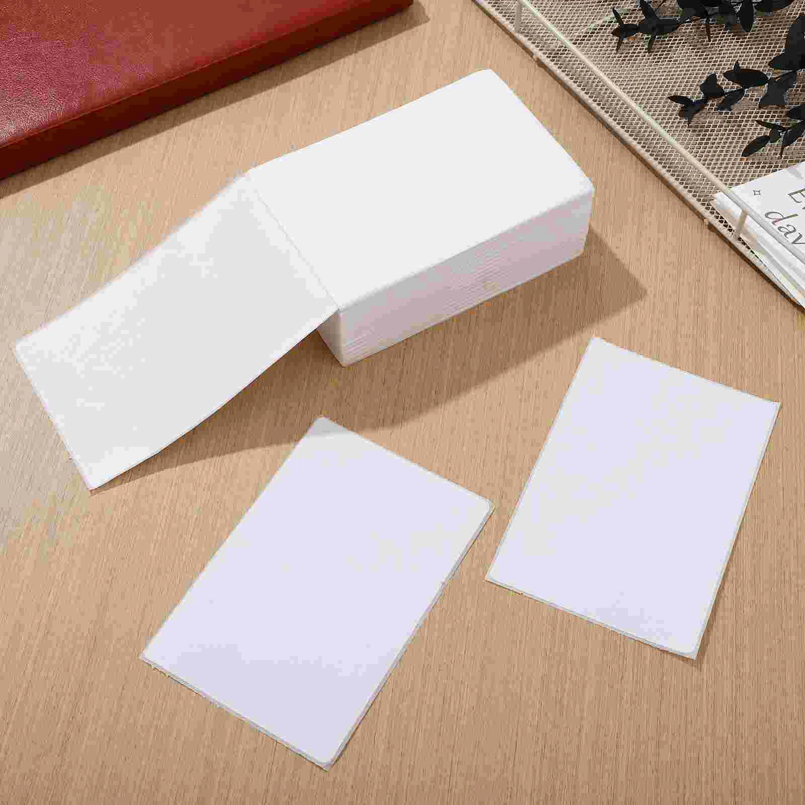 500 Pcs Stickers Transfer Labels Transparent Name Printer Paper Express