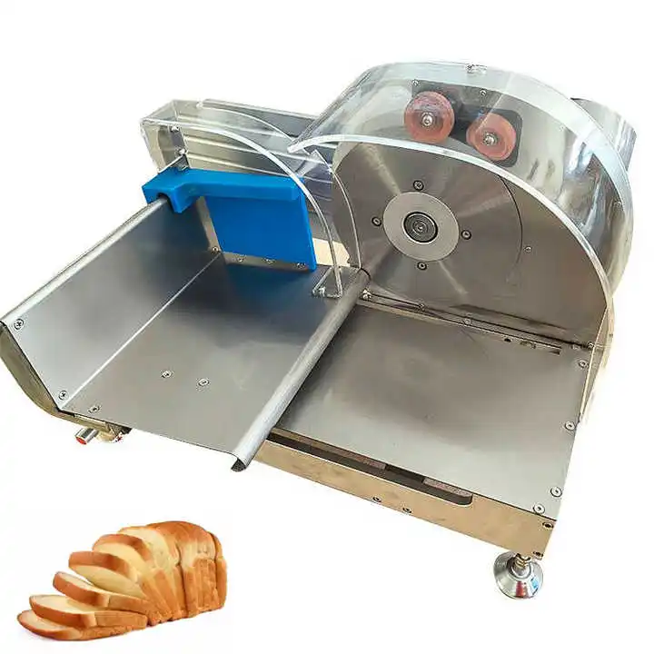 

New Bakery Toast Bread Slicing Machine with Various Thickness French Bread Cutting Machine Baguette Bread Cutter Slicer Machine